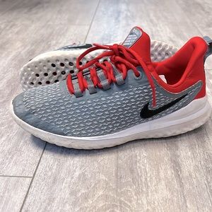 Nike Rival 6Y Red and Gray Shoes